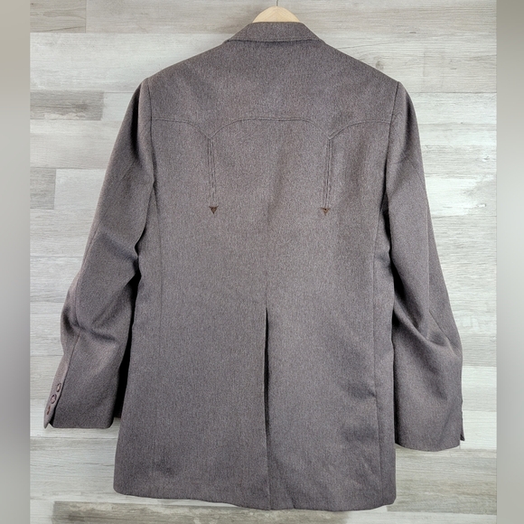 Vintage Circle S Western Sport Coat Mens 42R USA Made - Picture 4 of 15
